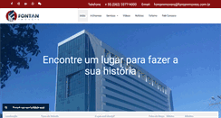 Desktop Screenshot of fontanimoveis.com.br